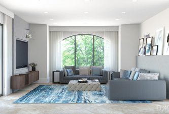 De marrón y anticuado a gris y moderno: la reforma de una casa en Miami 12