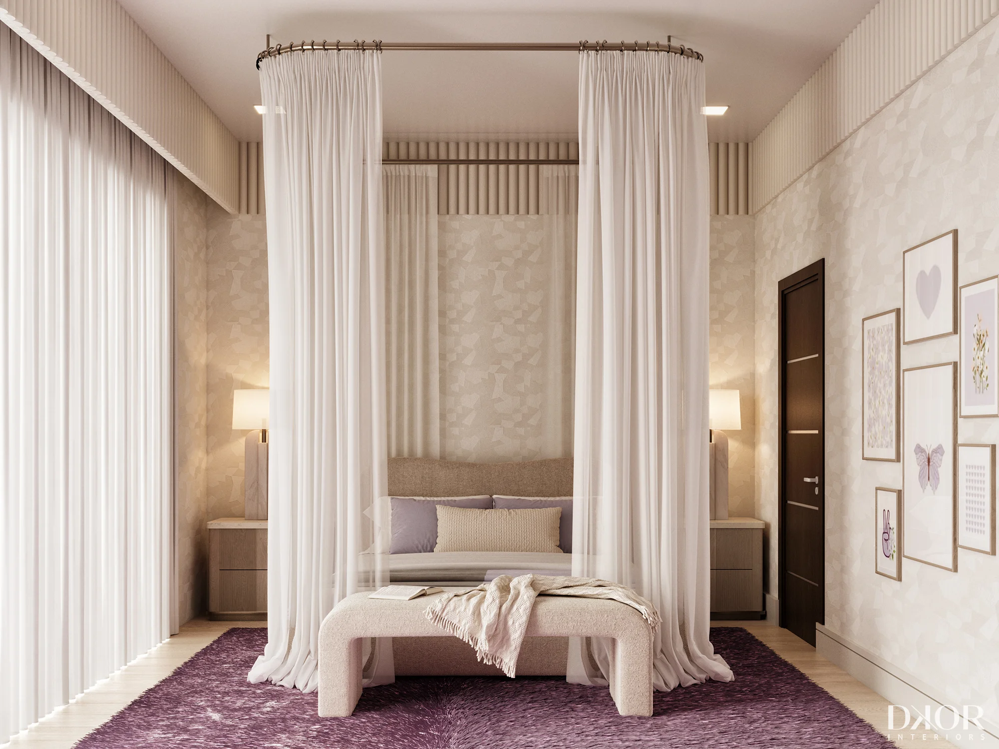 Beautiful and Elegant Little Girl Bedroom Design