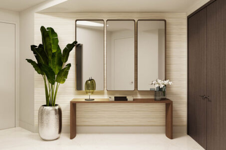 The Estates at Acqualina foyer design