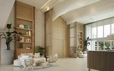 Lobby Interior Design by DKOR Interiors