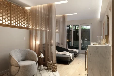 Details of a Luxury Spa Interior Design