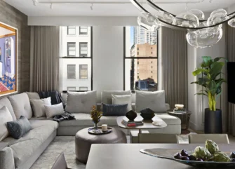 New York City Interior Designers created a Moody Apartment