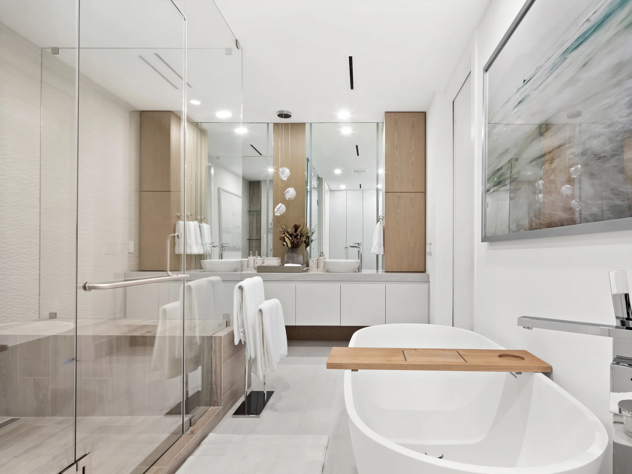 Serene Master Bedroom Design with Millwork and Neutral Colors