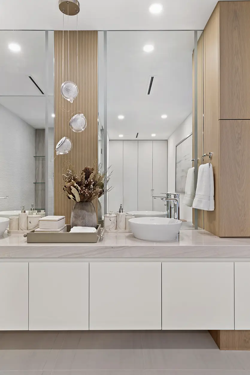 Bathroom Interior Renovation in Miami Beach by Florida Interior Designers