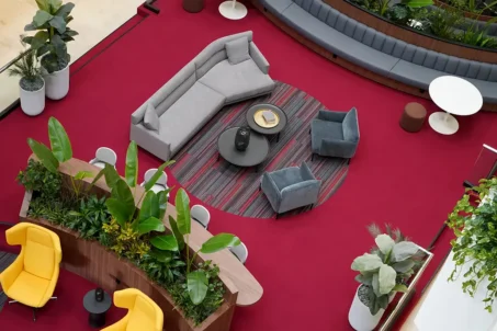 Lounge Area Among Commercial Building Facilities