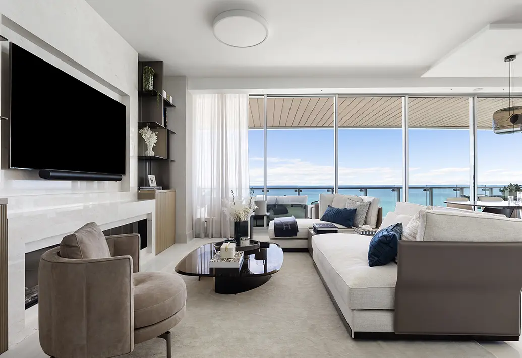 Waterfront Miami Condo Design by Best Interior Design Firm, DKOR Interiors.