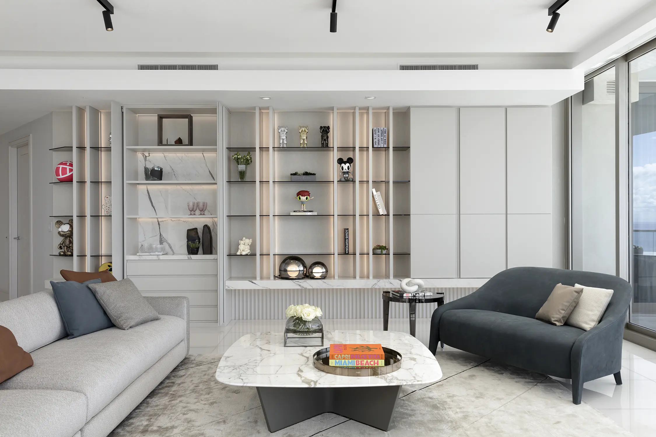 Miami Condo at Aqualina in Sunny Isles, Designed by Miami Designers