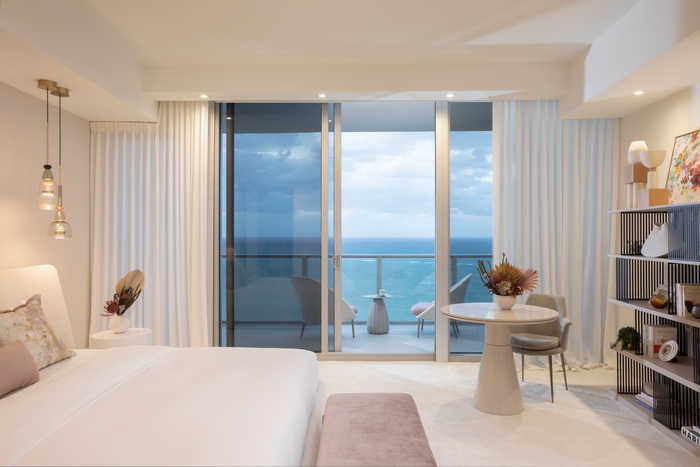 Fort Lauderdale beachfront condo design by DKOR Interiors at Auberge Beach Residences