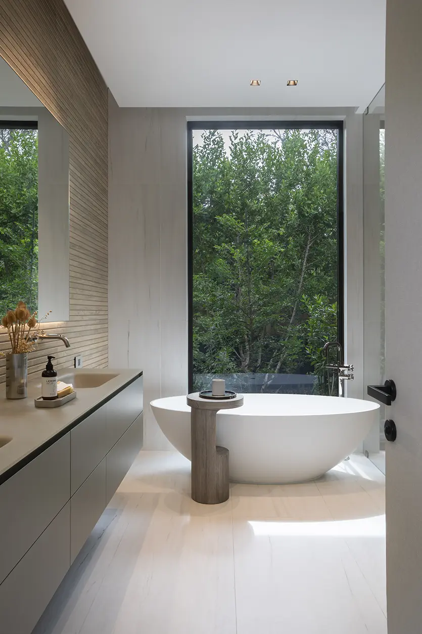 Master Bathroom Inspiration with a Touch of Nature