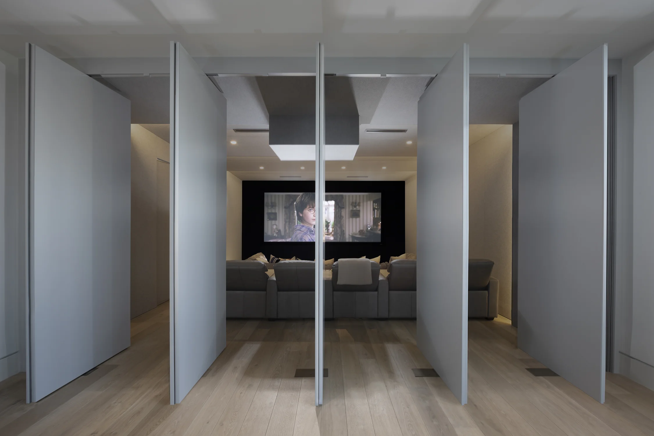 Home Theather Design for a Waterfront Home in Fort Lauderdale, Florida