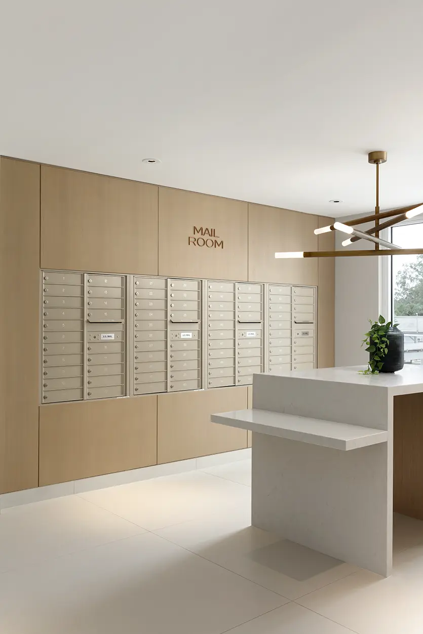 Mail Room Design by Top Commercial Interior Designers in Florida