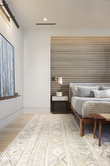 Fort Lauderdale design firm’s luxury modern industrial master bedroom