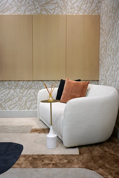 Creative Interior Design Studio in Miami Featuring a Stylish Phone Booth