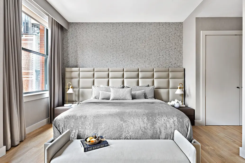 Bedroom Interior Design in an Apartment in New York City