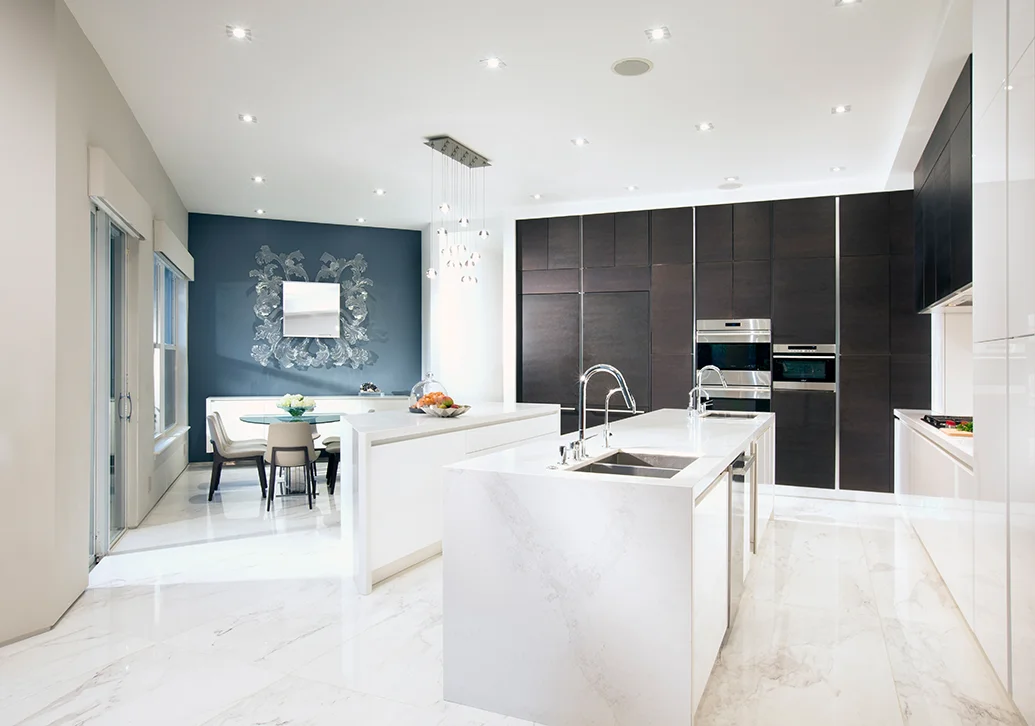 Transitional Kitchen Design by DKOR Interiors in Miami, Florida