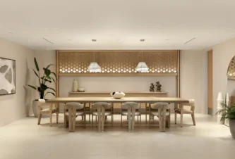 Commercial Interior Design for the Common Areas of the Lobby in a Florida Building