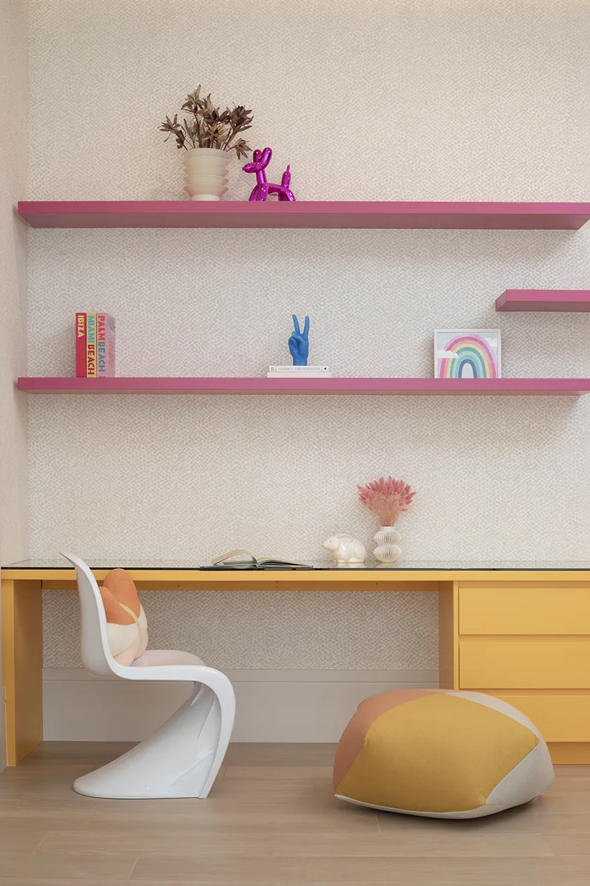Chic and functional kids’ playroom in Palm Beach luxury home