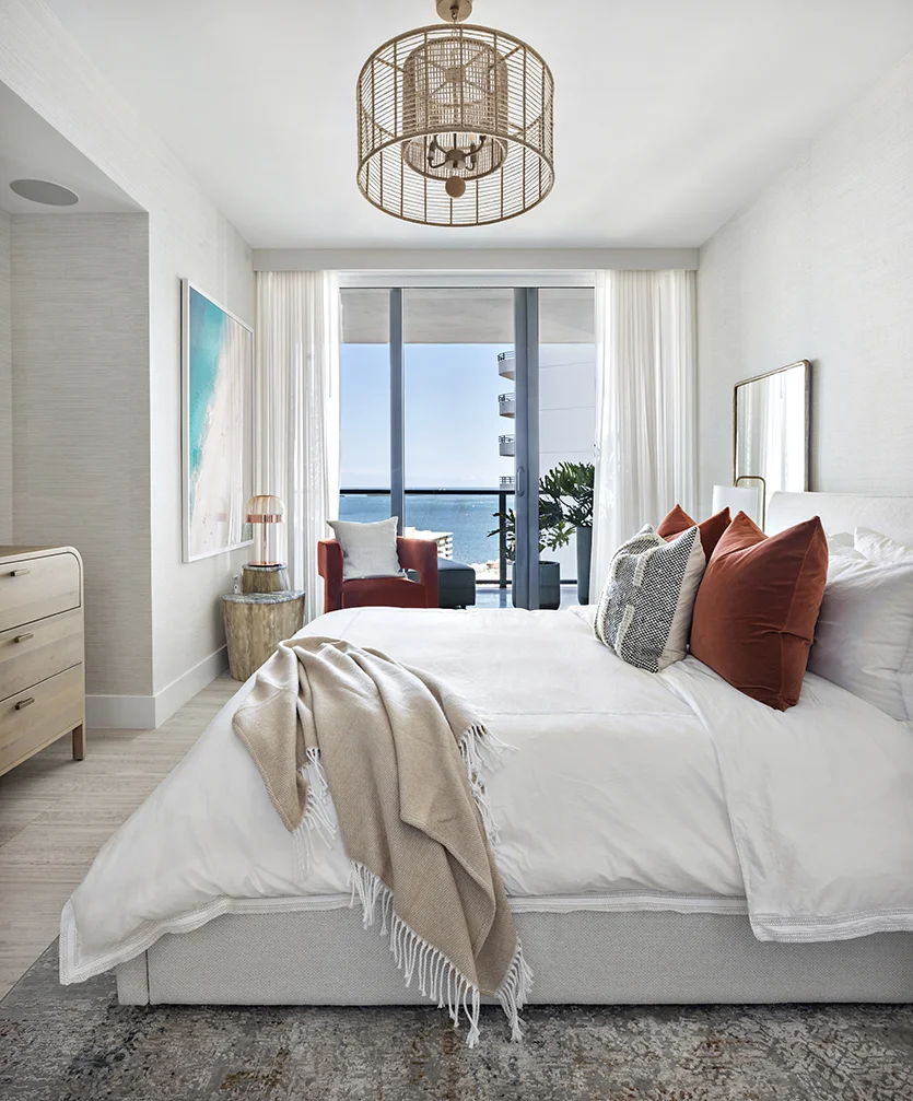 Brickell Apartment Decorating: Neutrals with Pops of Color by Miami’s DKOR Interiors