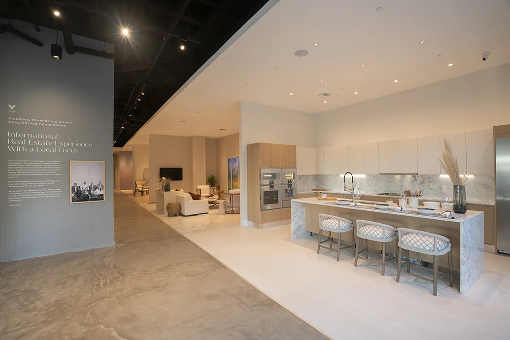 Florida commercial interior design firm expert in sales center interiors