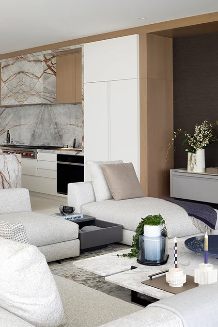 Elegant oceanfront Hillsboro Beach home interiors by Miami residential designers