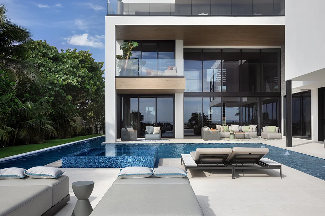 Hillsboro Mile Florida 4-story luxury home with expansive outdoor areas