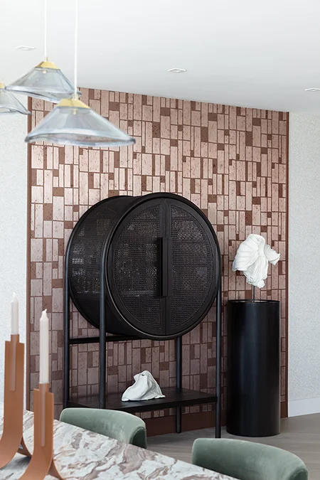 Bold and playful interior design at Pier Sixty Six residence featured in Modern Luxury Interiors Florida