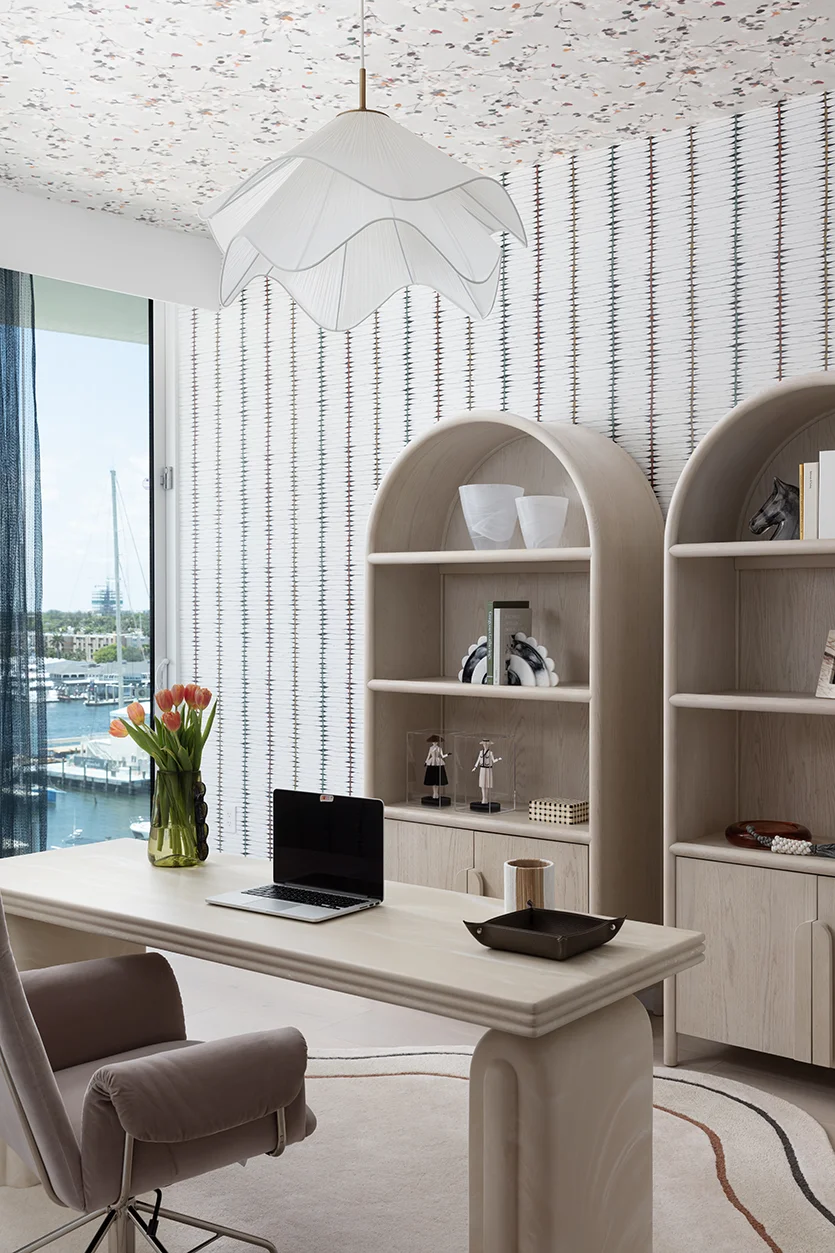 Interior detail shot highlighting design elements in Pier Sixty Six residence Fort Lauderdale