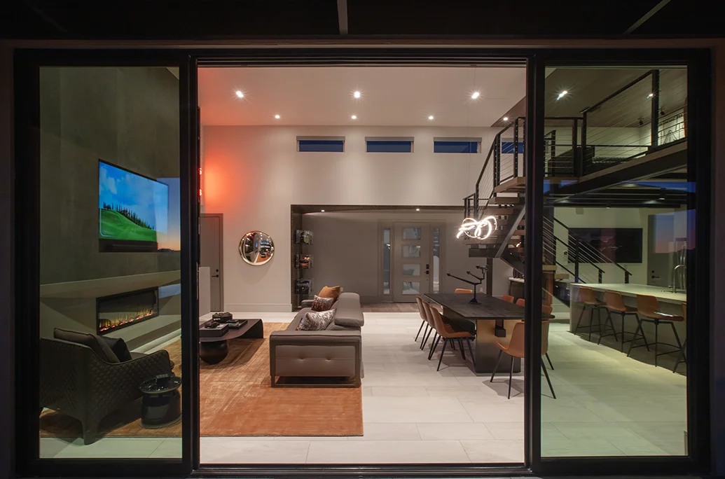 Nevada Luxury Home Architecture with Racing-Inspired Details