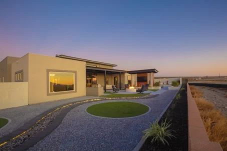 Exterior Design of a Nevada Luxury Racetrack Home