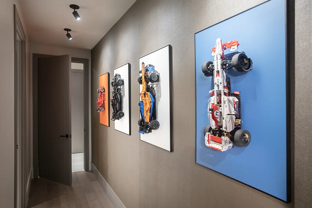 Racing-Themed Bedroom Interior in a Nevada Desert Residence