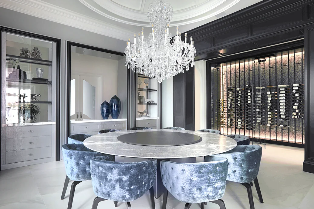 Transitional interior design by interior designers in Boca Raton, Florida