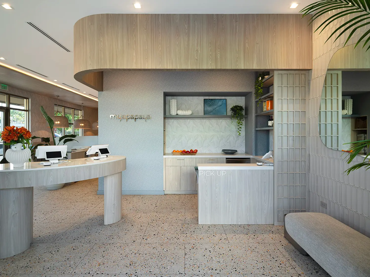Healthy Food Restaurant Interior Design After